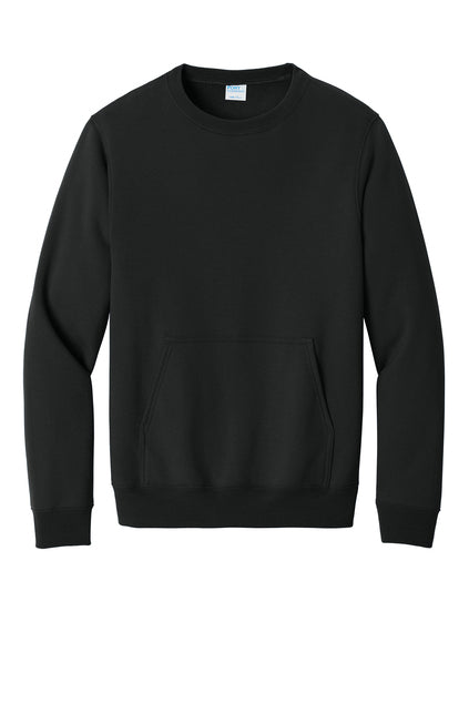 Port & Co™ Core Fleece Crewneck POCKET Sweatshirt