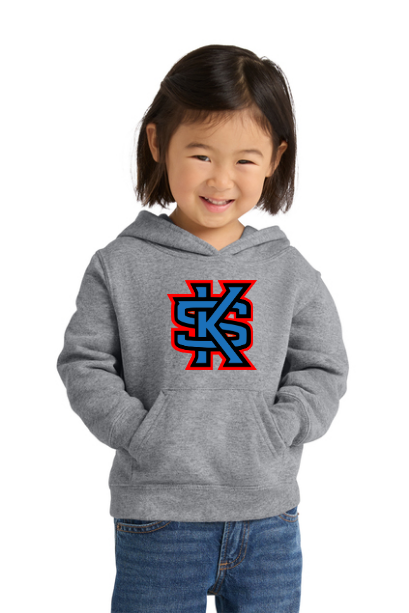 Port & Co™ Toddler Core Fleece Pullover Hooded Sweatshirt