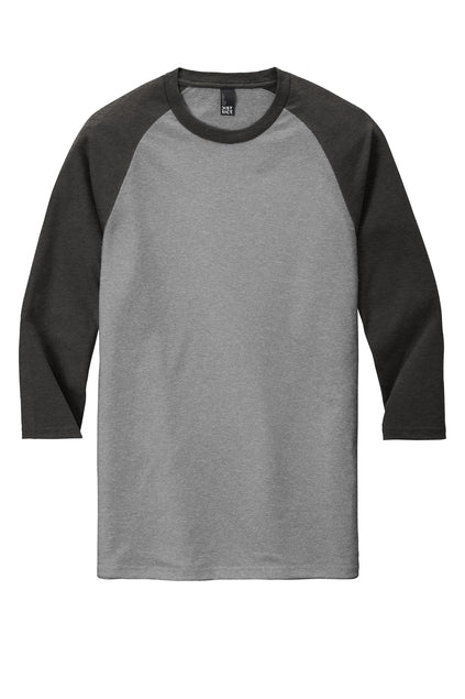 District ® Perfect Tri ® 3/4-Sleeve Raglan Mens and Womens