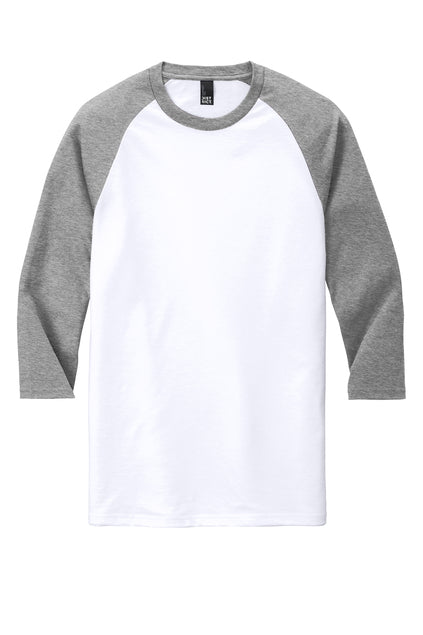 District ® Perfect Tri ® 3/4-Sleeve Raglan Mens and Womens