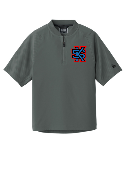 New Era® Youth Cage Short Sleeve 1/4-Zip Jacket