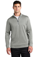 Load image into Gallery viewer, ST263  Sport-Tek ® PosiCharge ® Sport-Wick ® Heather Fleece 1/4-Zip Pullover
